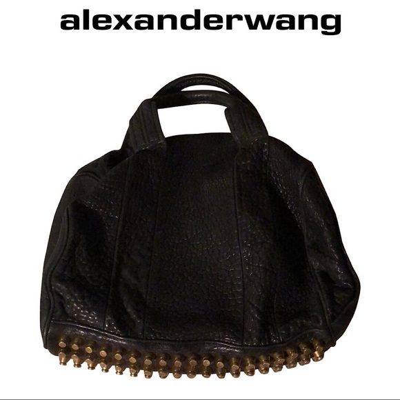 Alexander Wang Handbags - •Alexander Wang•Rocco Duffle Bag Gold Brass Studs•